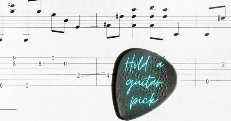 How to Hold A Guitar Pick