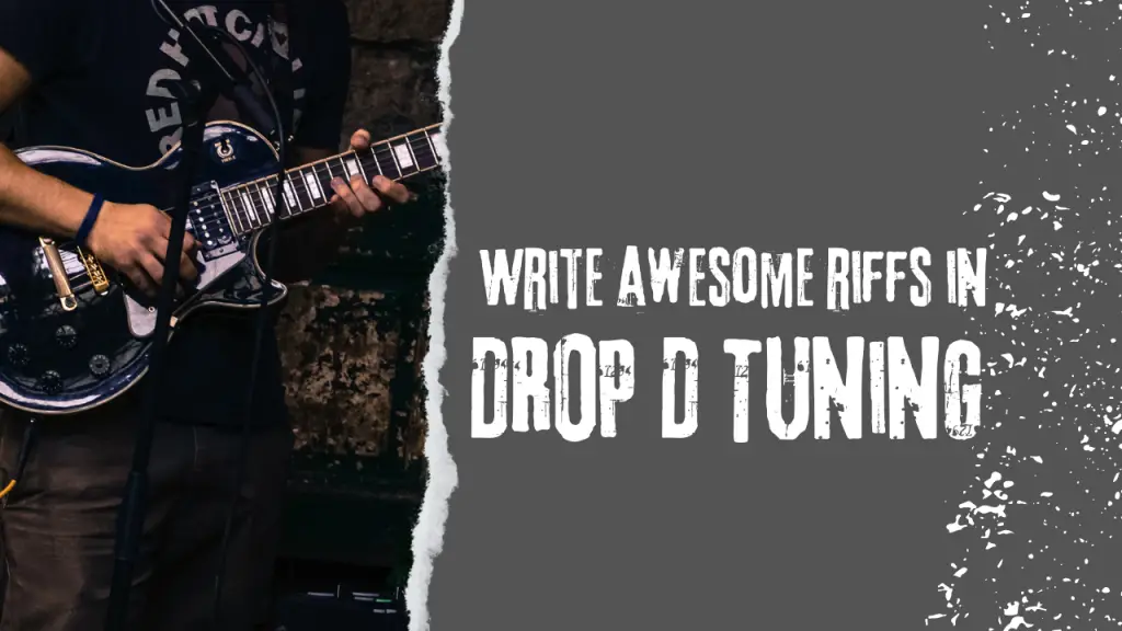 Drop D Tuning Guitar Thumbnail and Blog Post Banner
