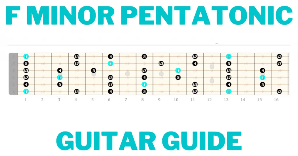F Minor Pentatonic Guitar Blog Banner