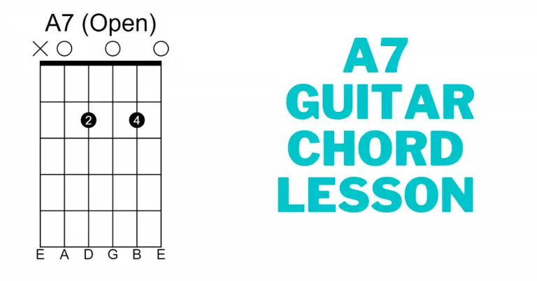 A7 Guitar Chord Lesson Blog Post Banner