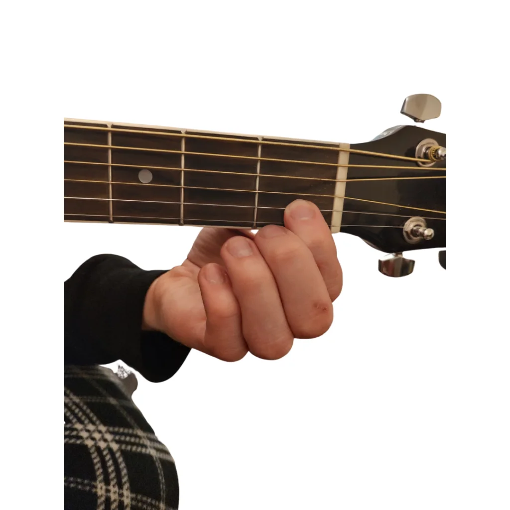 Step 1 A Minor Chord on Guitar
