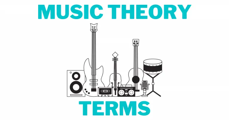 Basic Music Theory Terms List Blog Post Banner