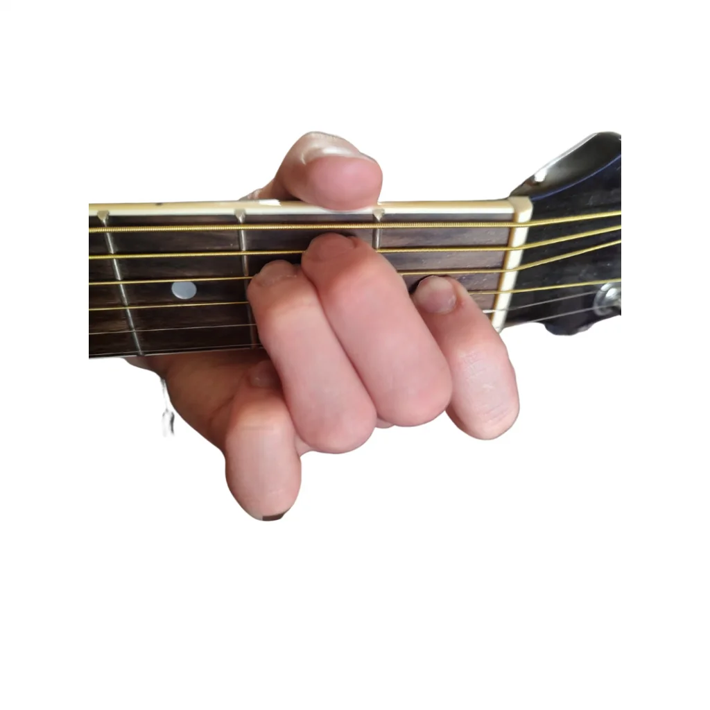 Step 3 E Chord on Guitar