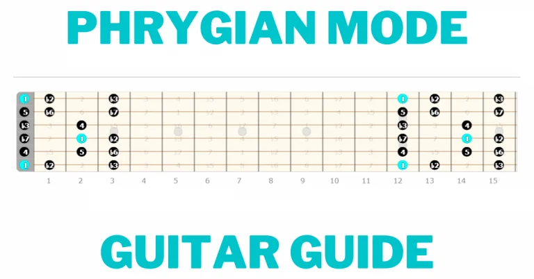 Phrygian Mode Guitar Lesson Blog Banner