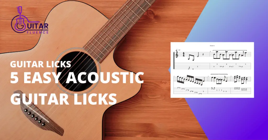 5 easy acoustic guitar licks featured image